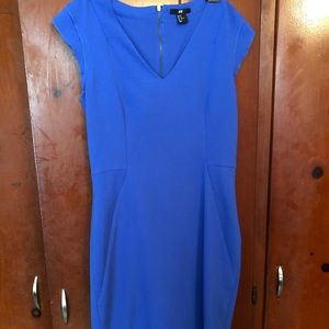 Cobalt blue cocktail dress. H&M. Size 10.